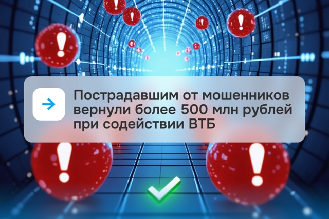 ВТБ за последние два года помог вернуть свыше полумилл...