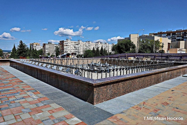 Реконструкция главного фонтана Самары близится к фина...