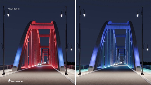 Подсветку Волжского моста в Рыбинске планируют запуст...