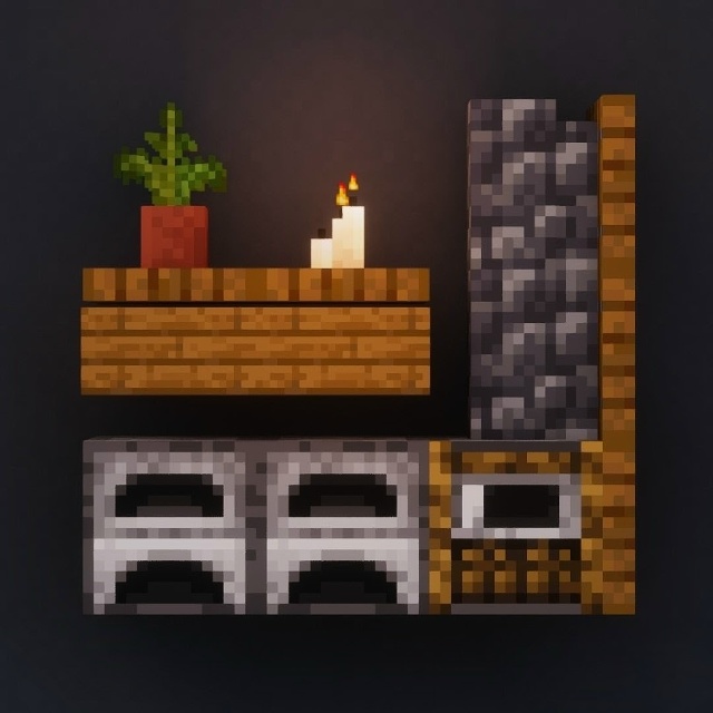 Необычный дизайн рабочих мест!
Отлично подойдёт под л?...