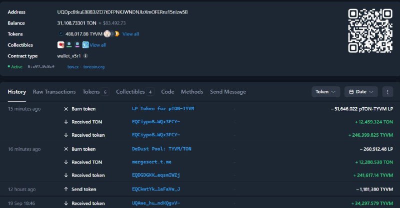 Помните TinyVerse?
Проект вывел ликвидность с токена.
Когда-то дядюшка Рохман очень рекомендовал э