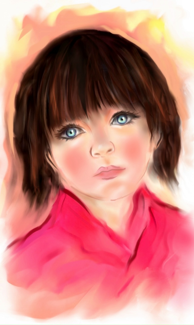 Карандашами и пастелью рисовал .
В цифре в основном на ?...