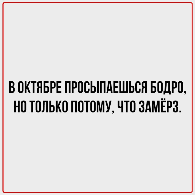 Вроде совсем недавно было лето.
А оказывается, уже октя...