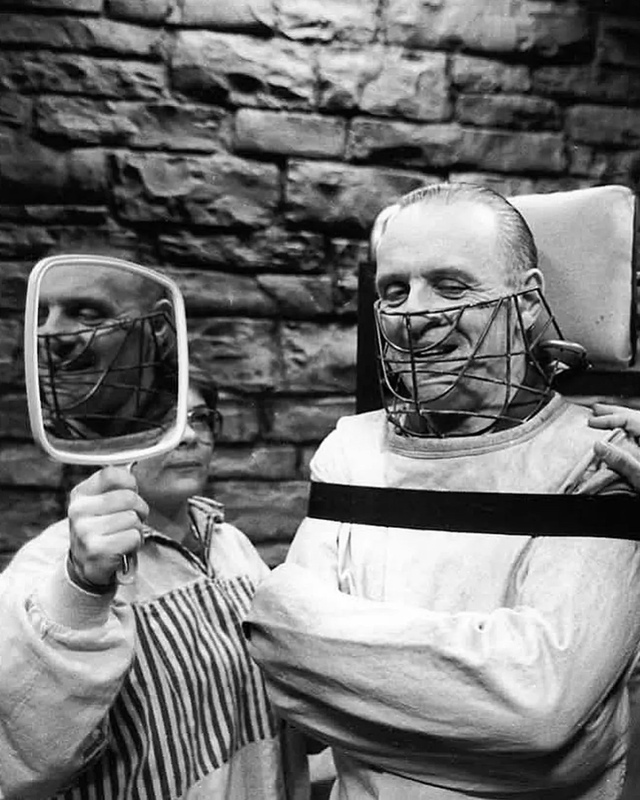На съёмках фильма «Молчания ягнят», 1991 год.