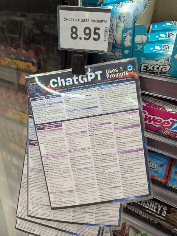👀 Мы к этому были не готовы, но промты для ChatGPT добрались даже до офлайн-магазинов.
@PointGPT