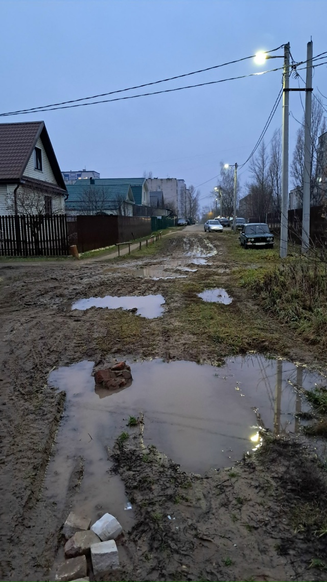 Пожалуйста Анон.
Дорога по улице Лизы Чайкиной, между ?...