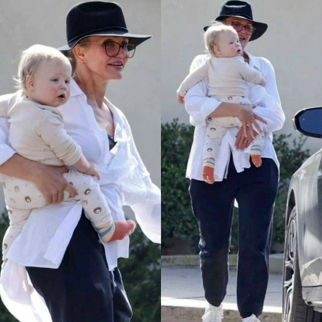 МИЛОТА ДНЯ: 52-летняя Кэмерон Диаз впервые вышла на публ...