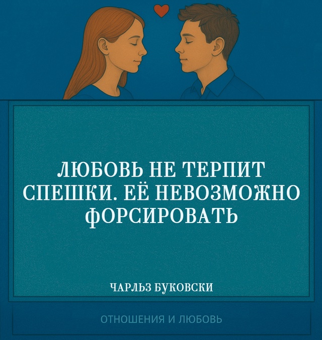 Чарльз Буковски в этой цитате отвергает идею о том, что...