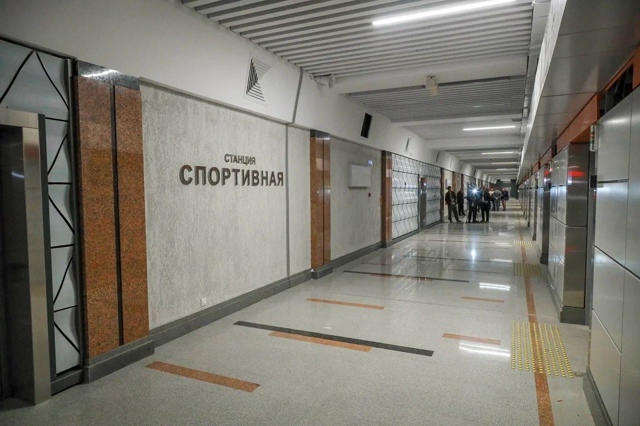 Ηa cтaнции мeтpo «Спopтивнaя» уcпeшнo пpoтecтиpoвaн пepвый пятив...
