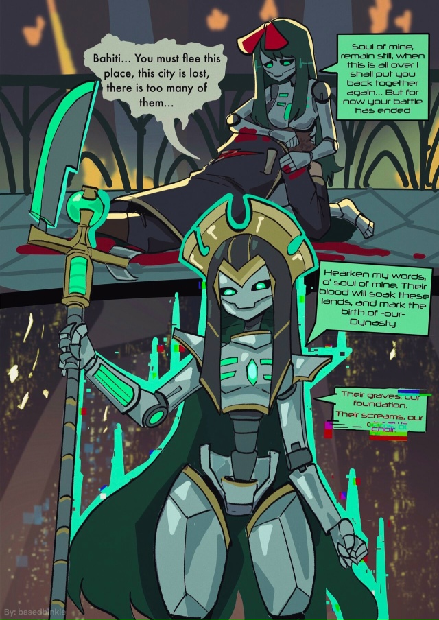 Персонаж: Necron Girl
Сеттинг: Warhammer 40K
Автор: BasedBinkie