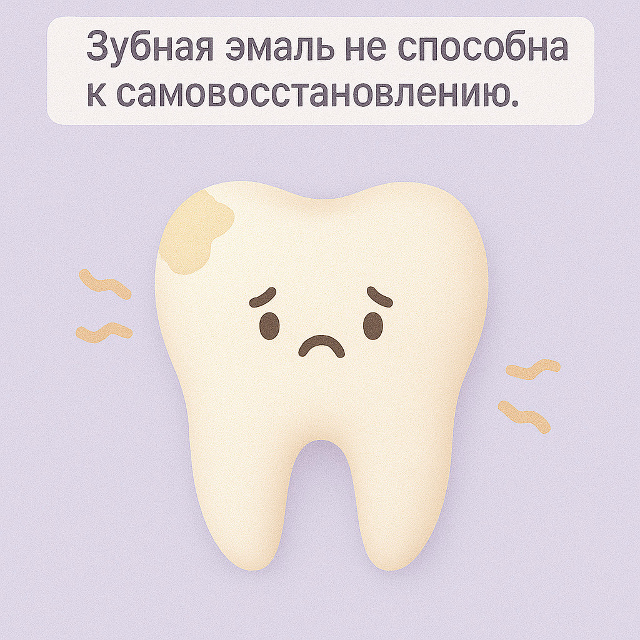 🦷 Эмаль без права на ошибку
Зубная эмаль — прочная, н?...