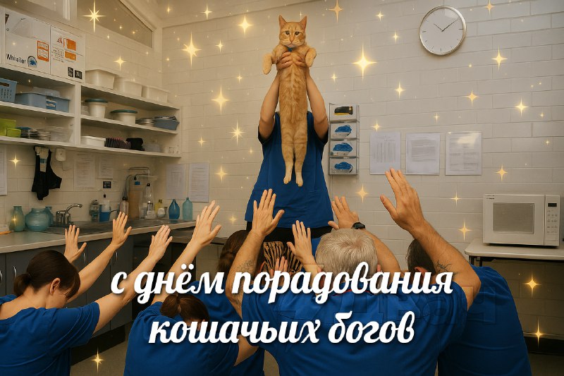 Сегодня также отмечается День порадования кошачьих богов
Сегодня обязательно нужно купить своему пи