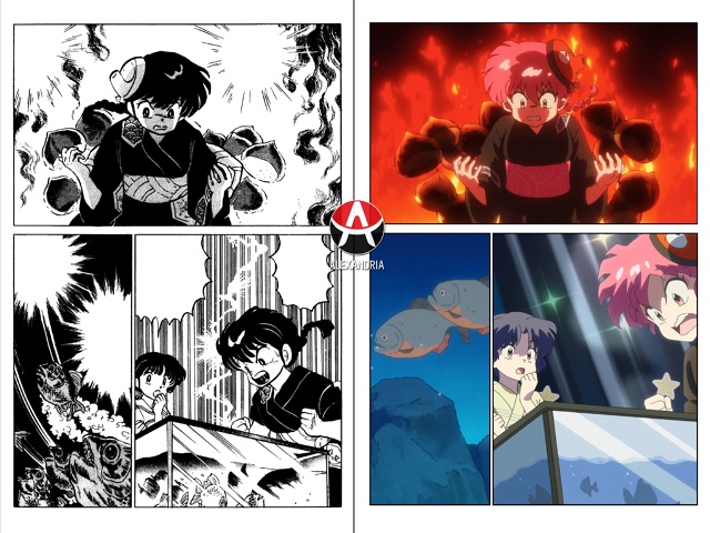 ❤ Сравниваем «Ранма 1/2»: манга х 3 серия 2 сезона ремейк?...