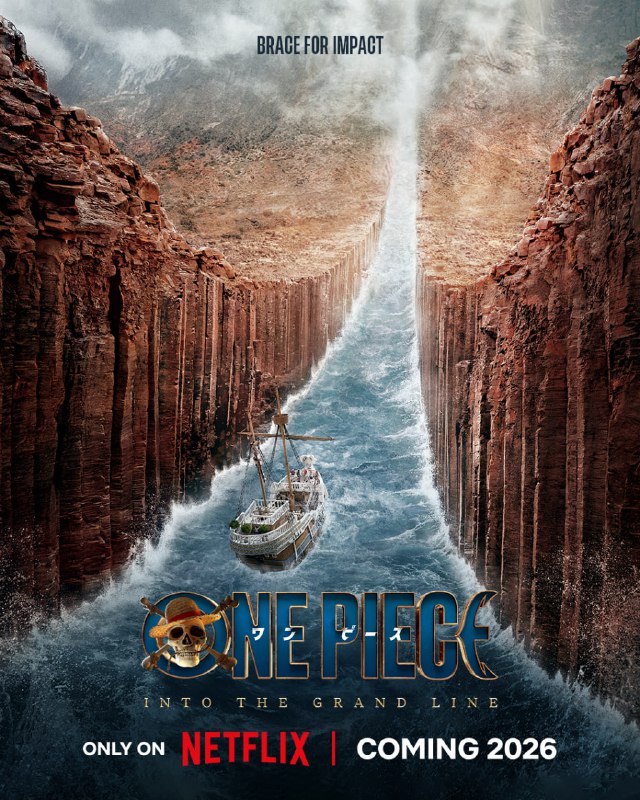 🏴‍☠️Новый постер 2 сезона лайф-экшн сериала «Ван-Пис»
Премьера состоится в 2026 году на Netflix. Та