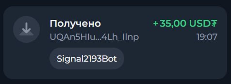 #Signal2193 ⚡️
Моя статистика:
Дата моего входа в проект: 10.04.2026
Сделал депозит: 1,700 usdt 😎