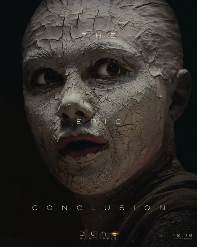 Появились первые постеры с персонажами «Дюны 3» — фильм снимут по книге «Мессия Дюны», и он продолжи