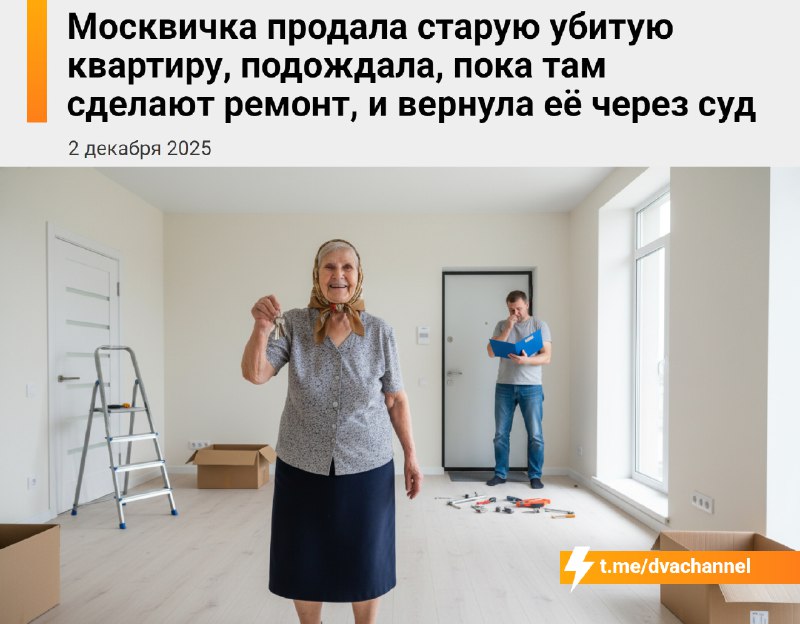 «Схема Ларисы Долиной» вышла на новый уровень: московская пенсионерка продала убитую однушку в 33 кв