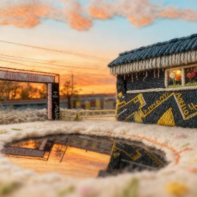 🧣Теплое утро, пермяки
Узнаете этот вязанный город?