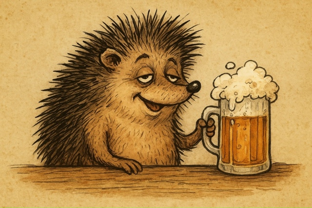 27 ноября отмечают День пьяного ёжика‼😅