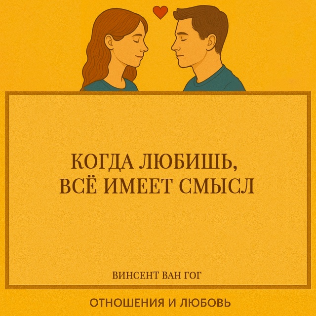 Любовь превращает даже самые обыденные вещи в открове?...