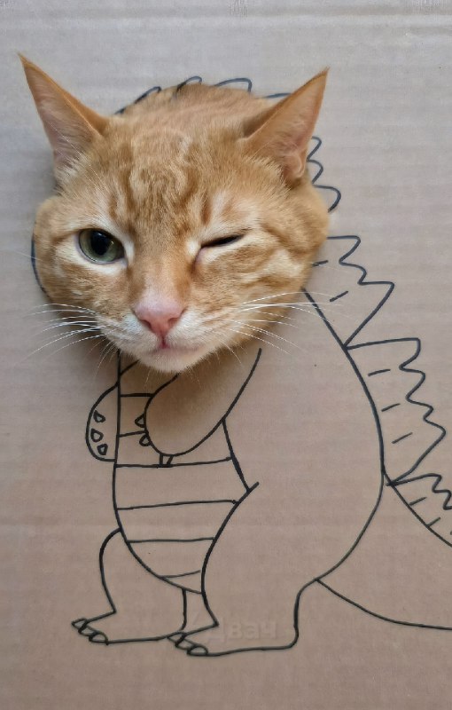 Внимание!
Котзилла.
Спасибо за внимание.