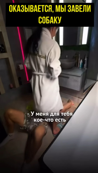 Дорогая, а давно ли у нас появилась собака?