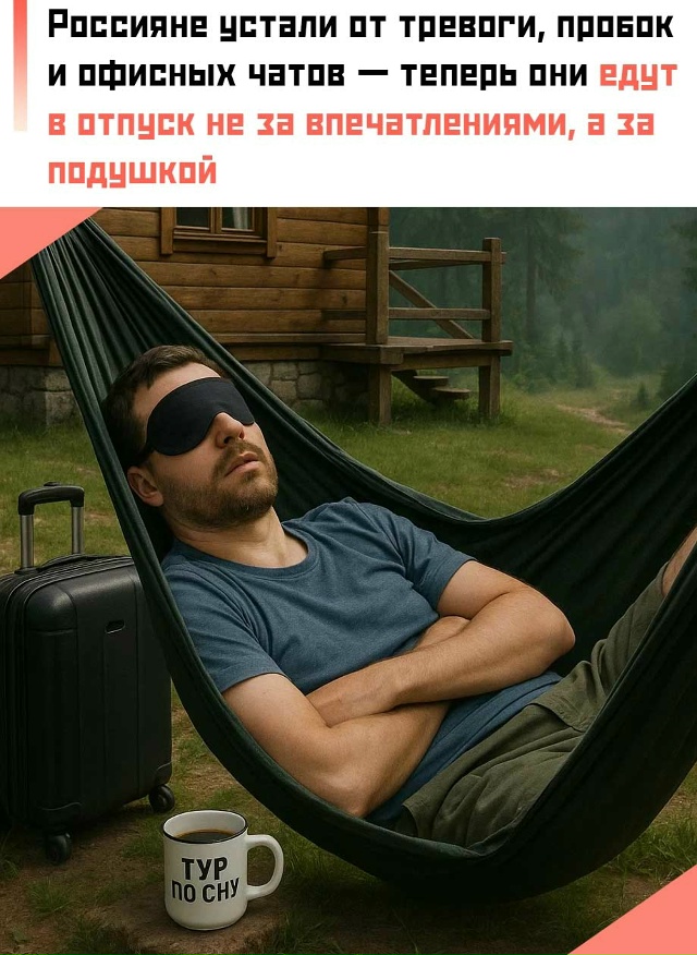 💤 Туроператоры говорят: люди больше не хотят марафоно...