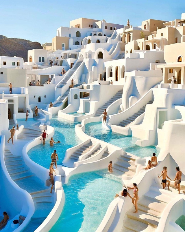 Лето на Санторини, Греция 🇬🇷