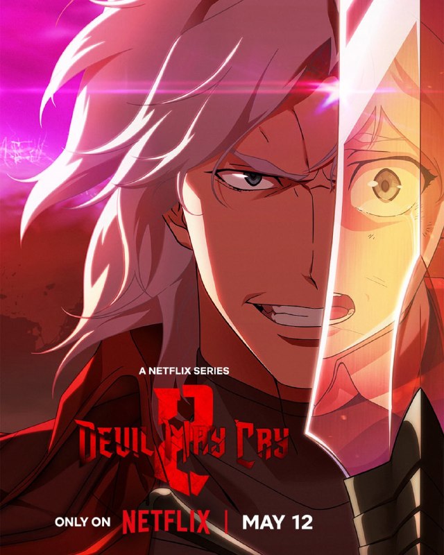 🩸Новые постеры 2 сезона аниме «Devil May Cry»
Премьера состоится 12 мая 2026 года.