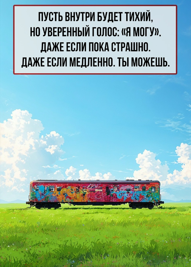 Глупо отказываться от мечты, просто потому что кто-то с...