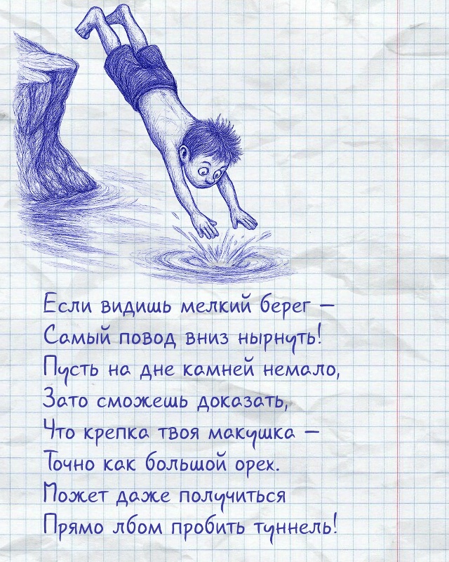 Помните вредные советы для детей Григория Остера?
«К?...
