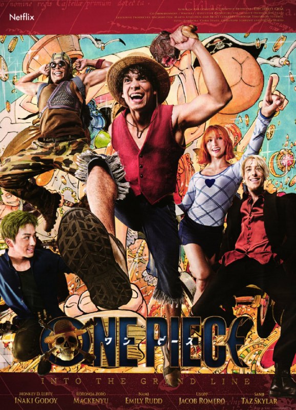 🏴‍☠️Новый постер второго сезона лайф-экшн сериала «Ван-Пис»
Премьера состоится 10 марта 2026 года н