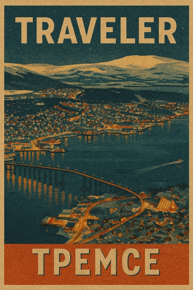 🌍 Трёмсе — город, который сияет даже среди полярной з?...