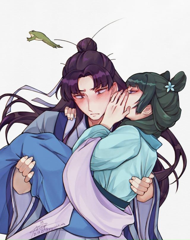 #Kusuriya_no_Hitorigoto / Монолог в аптечной лавке
Art: pigrabbit_mtz
(Д?...