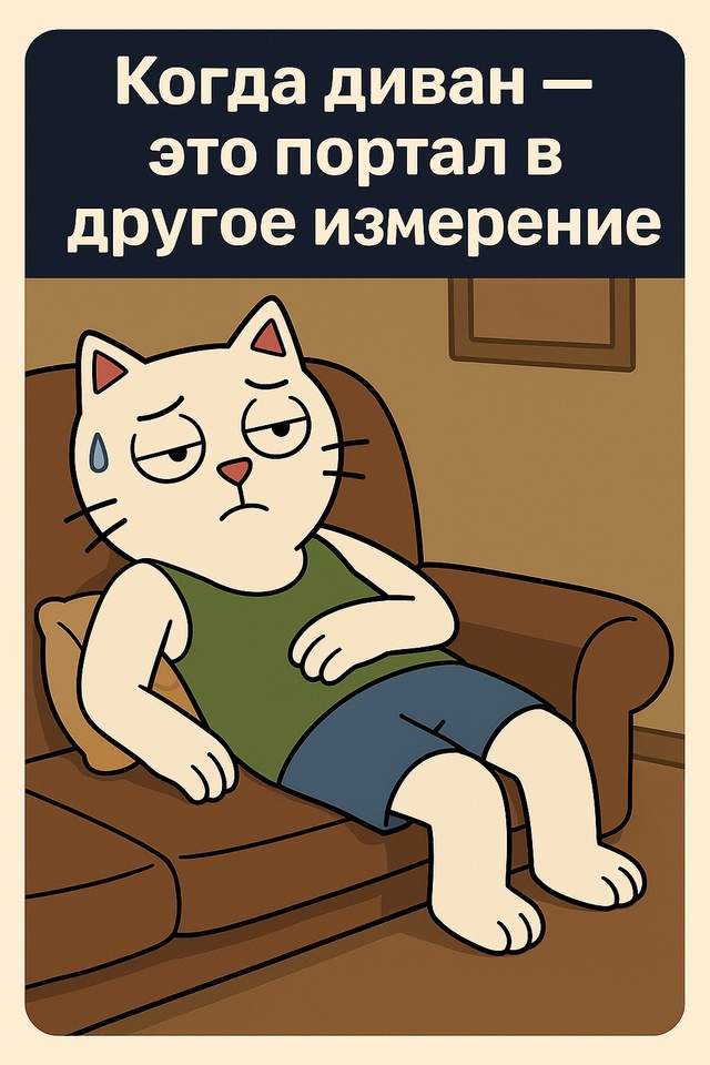 Ты садишься просто на минутку. Может, перекинуться мем?...