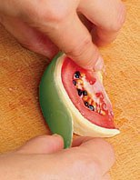 Бутерброд с «арбузом»
Ингнредиенты:
-нарезка из бело?...