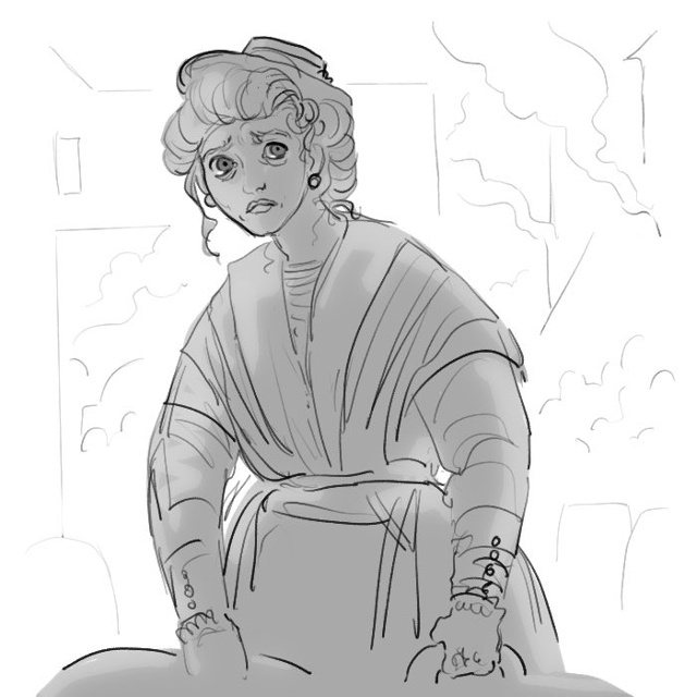 «Моя хуманизированная AU-версия Кленовницы.
1912 год, она ...