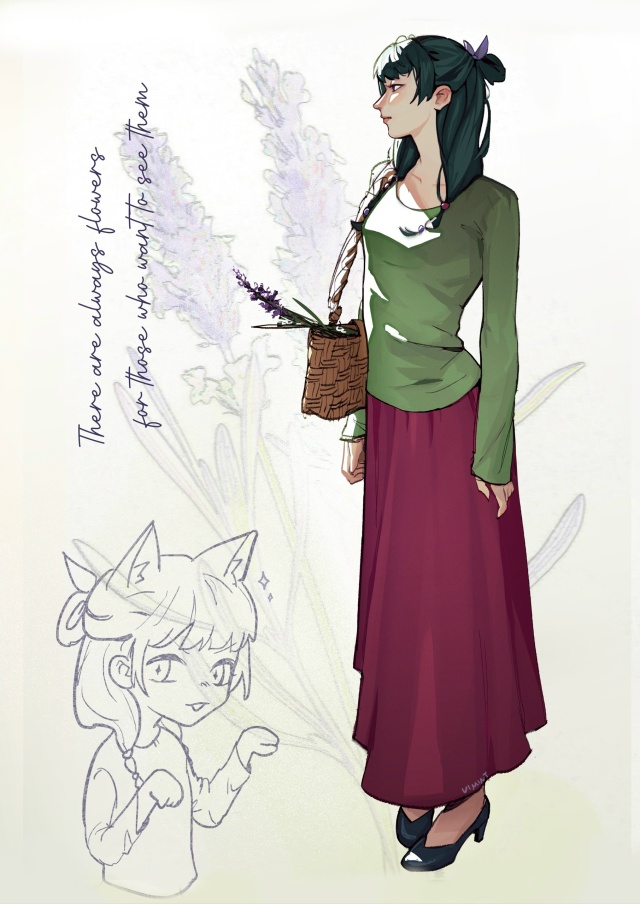 #Kusuriya_no_Hitorigoto / Монолог в аптечной лавке
Современное AU ...