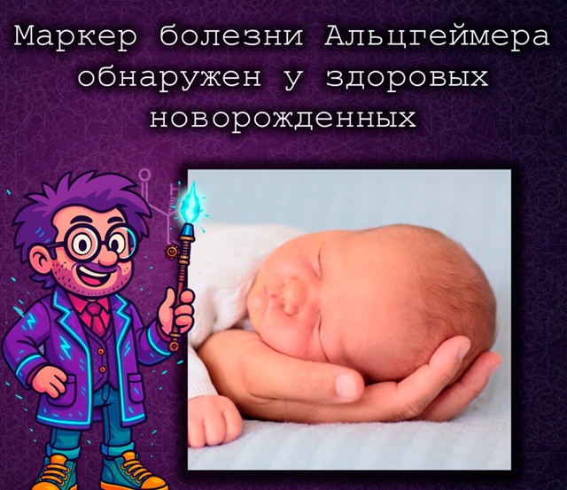Маркер болезни Альцгеймера найден у здоровых младенце...