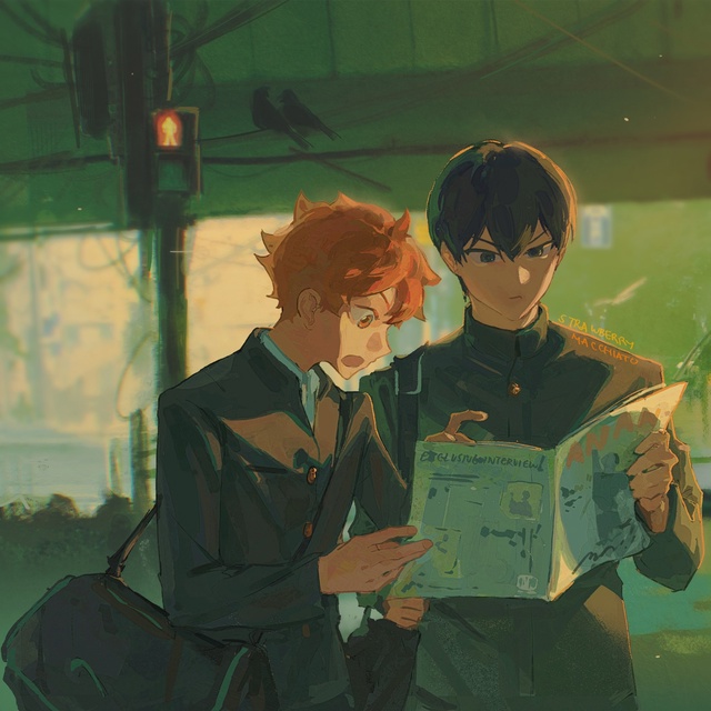 #Haikyuu / Волейбол!
Art: sberrymacchiato