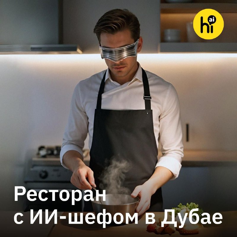 👨‍🍳 В Дубае откроют ресторан с ИИ-шефом
В сентябре в Дубае откроется ресторан WOOHOO — первое завед
