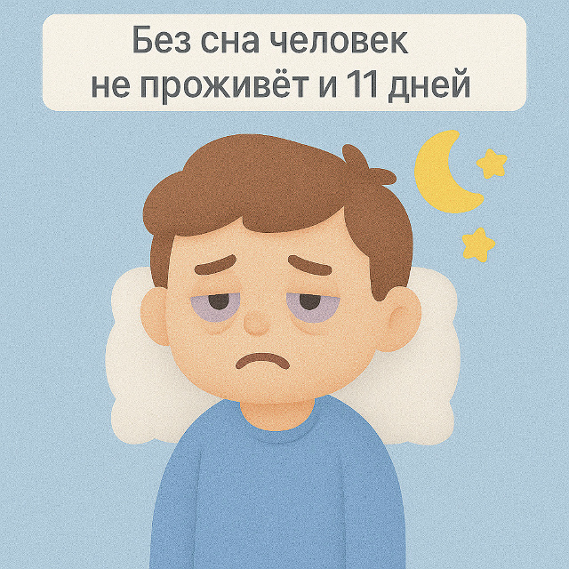 🌙 Сон — вопрос жизни
Без сна человек не способен прож...