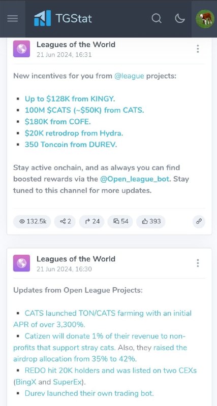 С канала Опен Лиги снесли все посты и переименовали в League of the world.
В описании указано, что