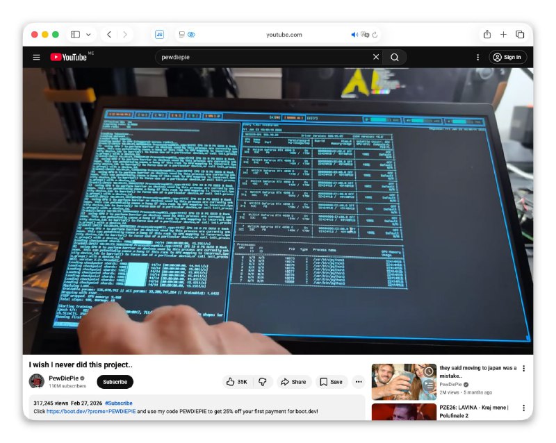 PewDiePie победил ChatGPT: легенда YouTube обучил собственную модель, которая пишет код лучше нейрон