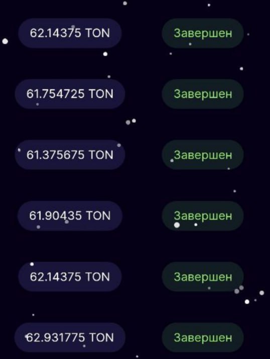 #Bounty_Hash 🚚
Сделал очередной вывод, на 62 TON (100$)
Моя статистика:
Дата моего входа в проект:
