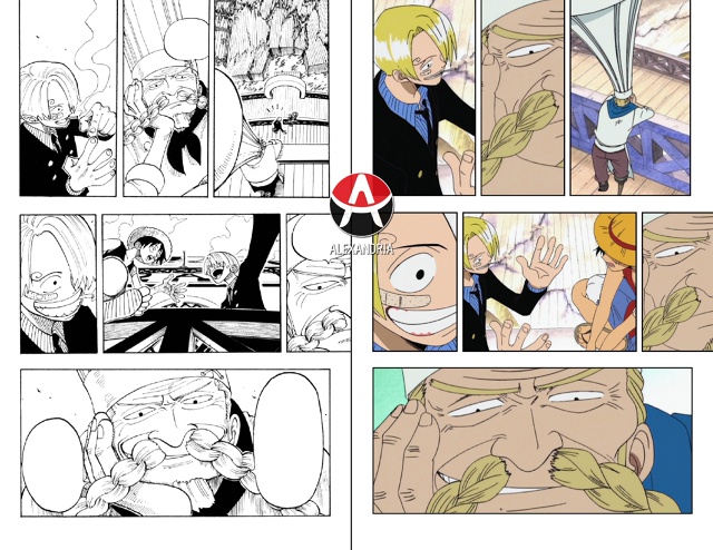 ☠Сравниваем «Ван-Пис»: манга x 29 и 30 серии [арка «Рестор...