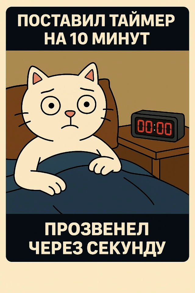Решил отдохнуть чуть-чуть, а время словно ускорилось. Е...
