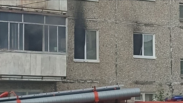 В воскресенье в Мончегорске произошёл пожар в квартир?...
