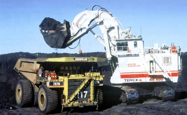 Terex RH 400 – самый большой экскаватор в мире.