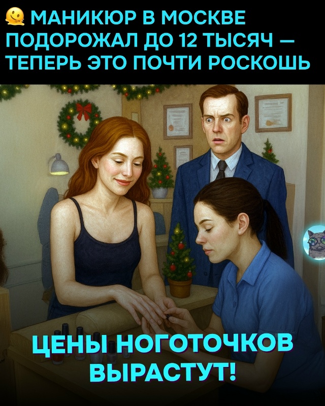 😱 Маникюр за 12к — в Москве покрытие гель-лаком стало р...